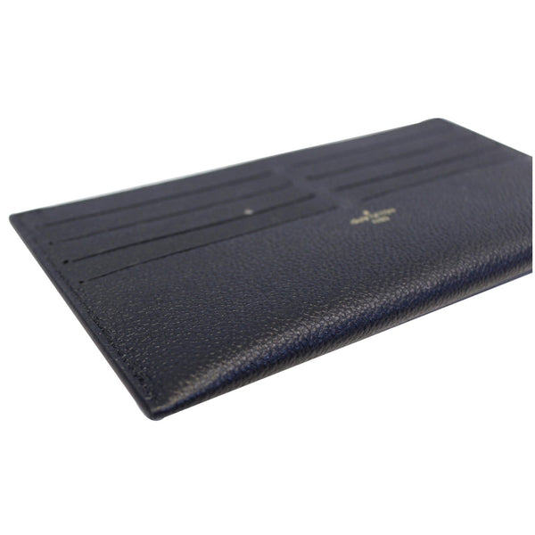LOUIS VUITTON Leather Insert Wallet for Felicie Black