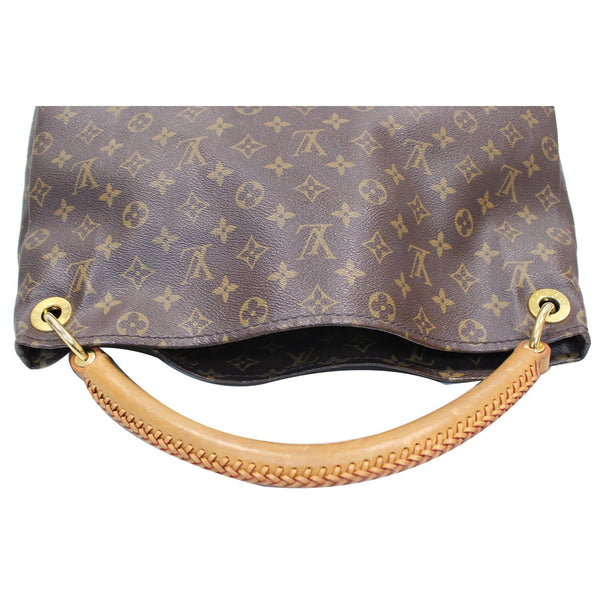 LOUIS VUITTON Artsy MM Monogram Canvas Shoulder Bag Brown