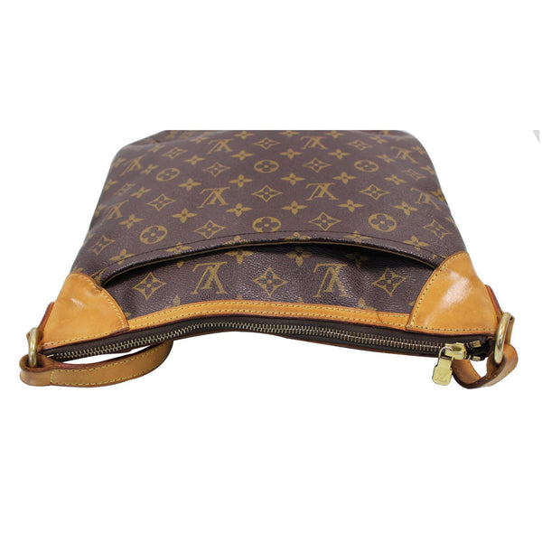 LOUIS VUITTON Odeon MM Monogram Canvas Shoulder Bag Brown