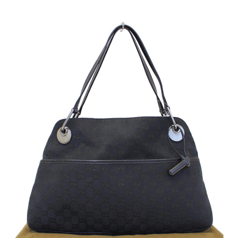 GUCCI GG Monogram Medium Eclipse Shoulder Bag Black-US