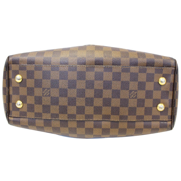 Louis Vuitton Damier Ebene Trevi PM Shoulder Bag Brown - back view