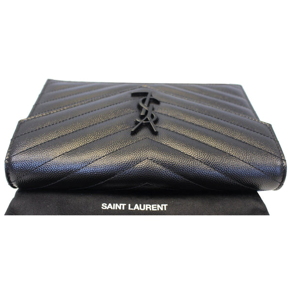 Yves Saint Laurent Wallet Chain Matelasse Chevron - down view