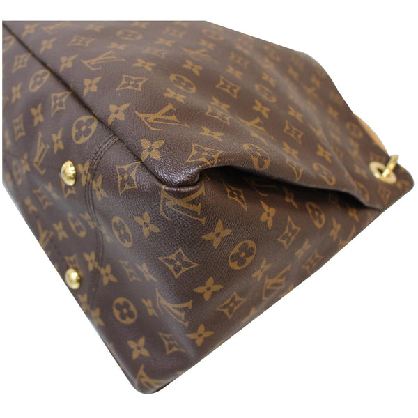LOUIS VUITTON Artsy MM Monogram Canvas Shoulder Bag Brown
