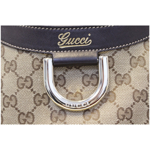 GUCCI GG Canvas D Ring Large Hobo Bag 189835-US