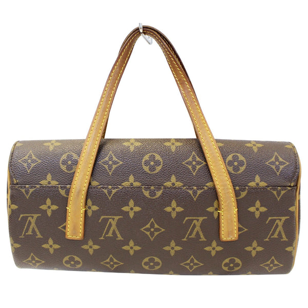 LOUIS VUITTON Sonatine Monogram Canvas Satchel Bag Brown-US
