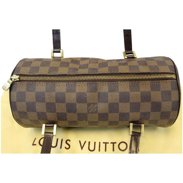 LOUIS VUITTON Papillon 30 Damier Ebene Shoulder Handbag Brown