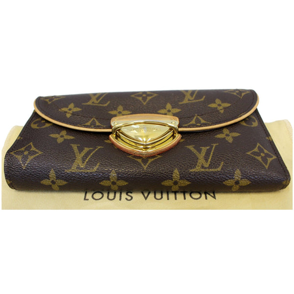 LOUIS VUITTON Eugenie Monogram Canvas Wallet Brown