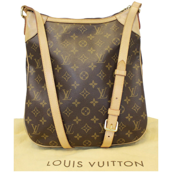 LOUIS VUITTON Odeon MM Monogram Canvas Shoulder Bag Brown-US