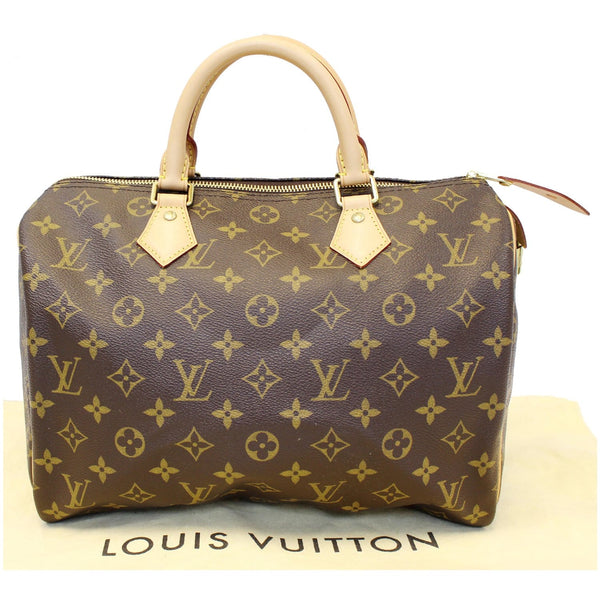 LOUIS VUITTON Speedy 30 Monogram Canvas Satchel Bag-US