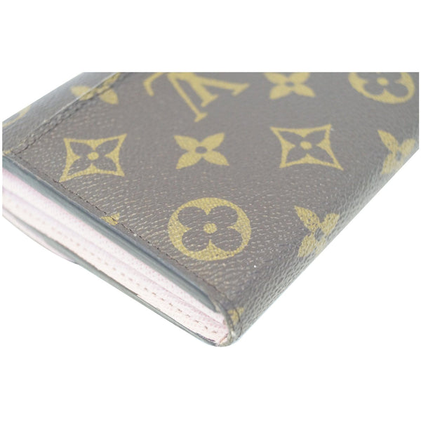 LOUIS VUITTON Sarah Monogram Canvas Wallet Brown