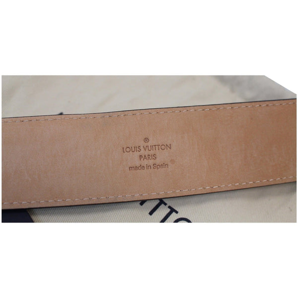 LOUIS VUITTON LV Initiales Monogram Canvas Belt Brown