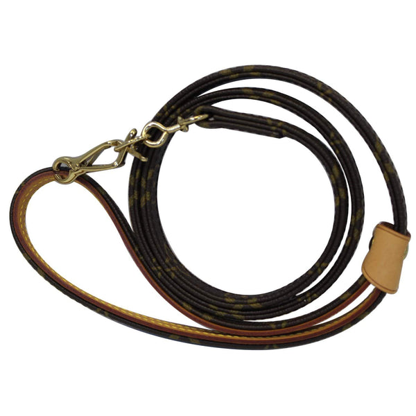 Louis Vuitton MM Monogram Canvas Dog Leash Strap Brown