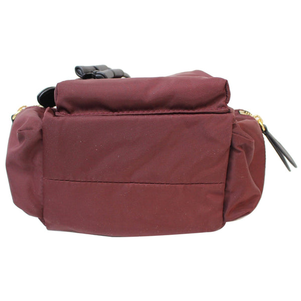 BURBERRY The Small Rucksack Nylon Backpack Red - Last Call
