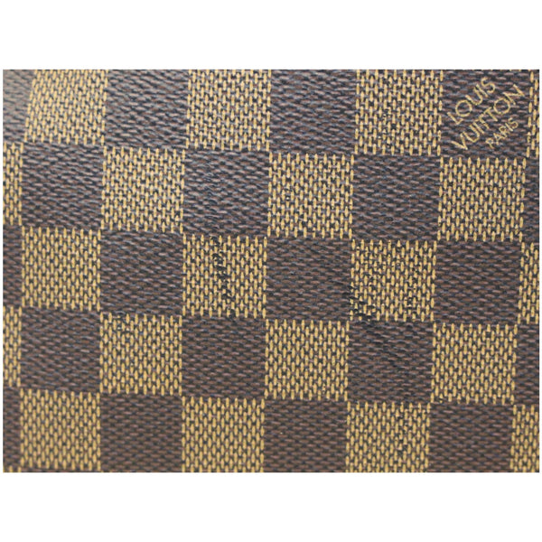 LOUIS VUITTON Neverfull MM Damier Ebene Tote Shoulder Bag Brown