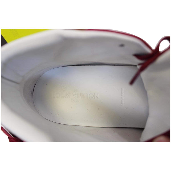 Louis Vuitton Player Sneakers damier Leather Framboise