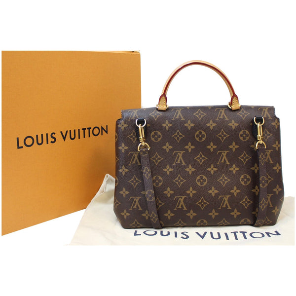 Louis Vuitton Marignan Leather messenger bag front