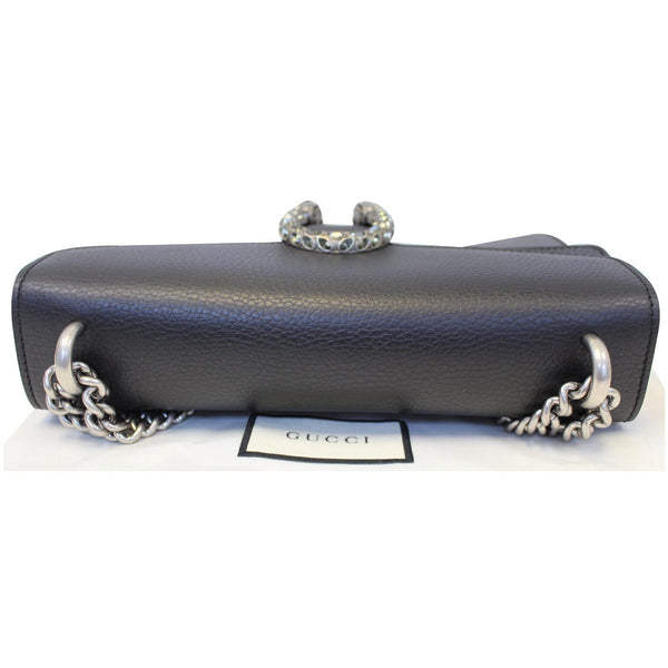Gucci Shoulder Bag Dionysus Small Leather Black - back view
