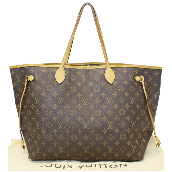 LOUIS VUITTON Neverfull GM Monogram Canvas Tote Shoulder Bag Brown-US