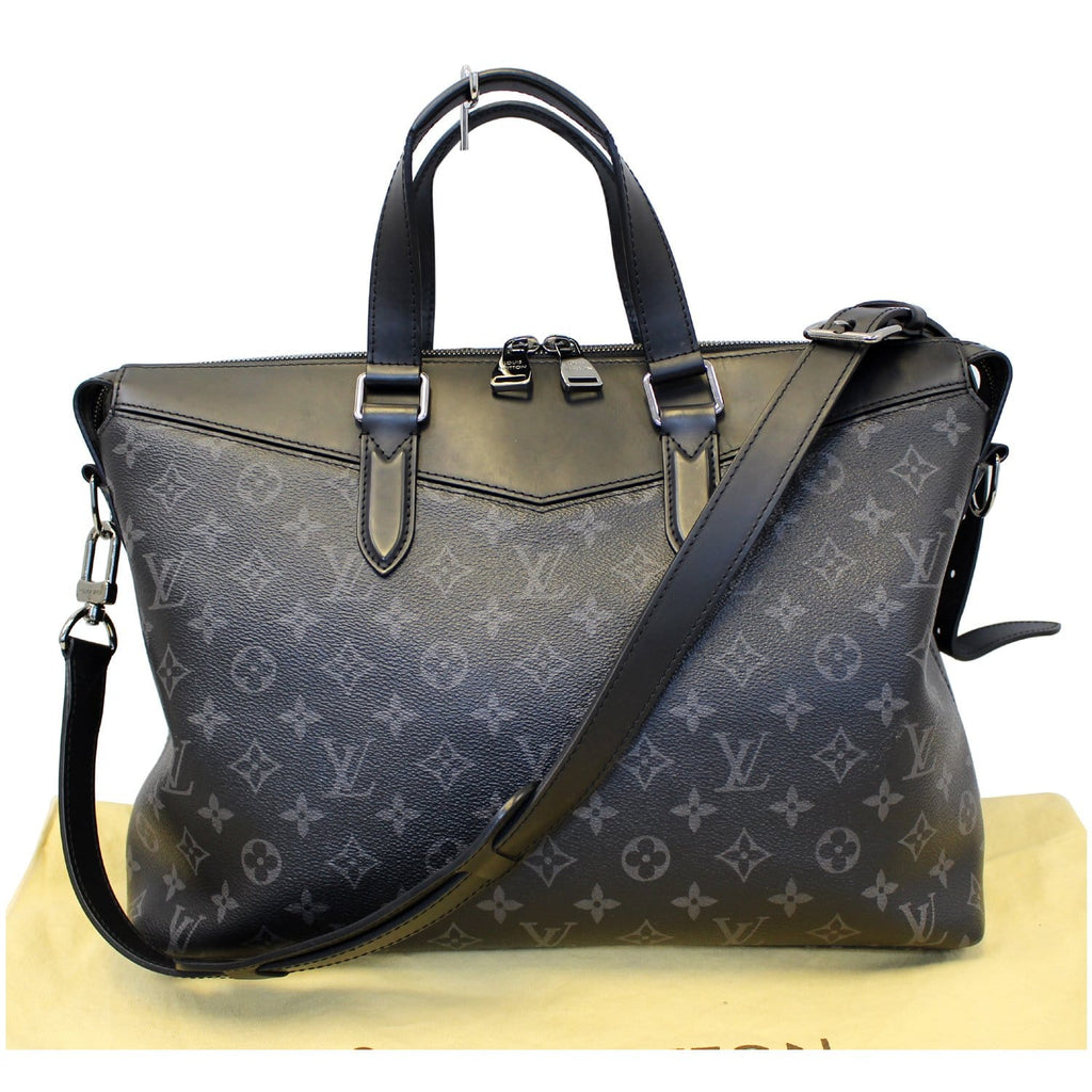 LOUIS VUITTON Briefcase Explorer Monogram Eclipse Shoulder BagUS