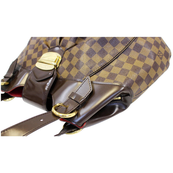 LOUIS VUITTON Sistina GM Damier Ebene Shoulder Handbag-US