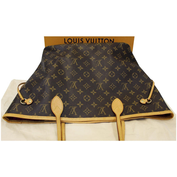 LOUIS VUITTON Neverfull MM Monogram Canvas Tote Shoulder Bag Brown-US