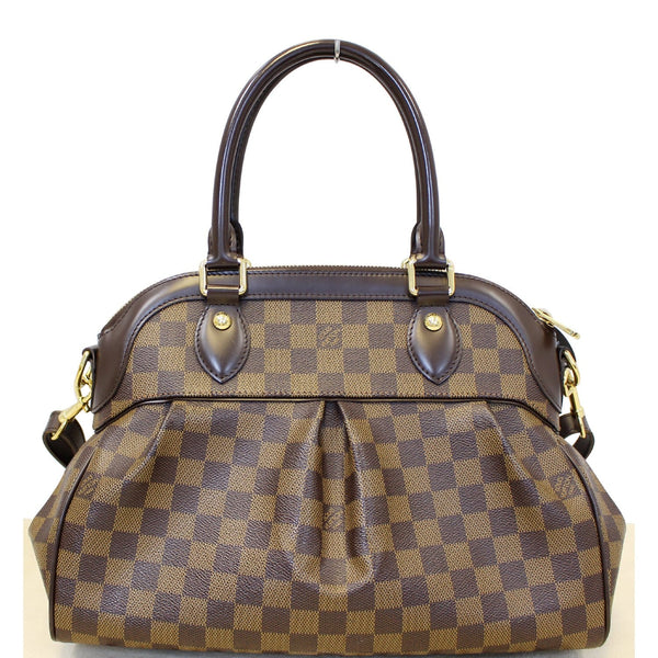 LOUIS VUITTON Trevi PM Damier Ebene Brown Shoulder Bag-US