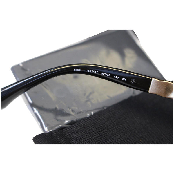 CHANEL Cat Eye Sunglasses Black Gold-US