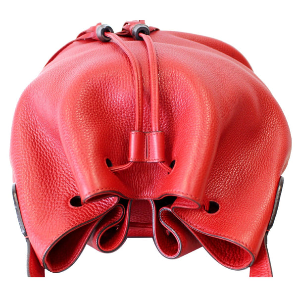 GUCCI Lady Tassel Bucket Leather Shoulder Bag Red 354472