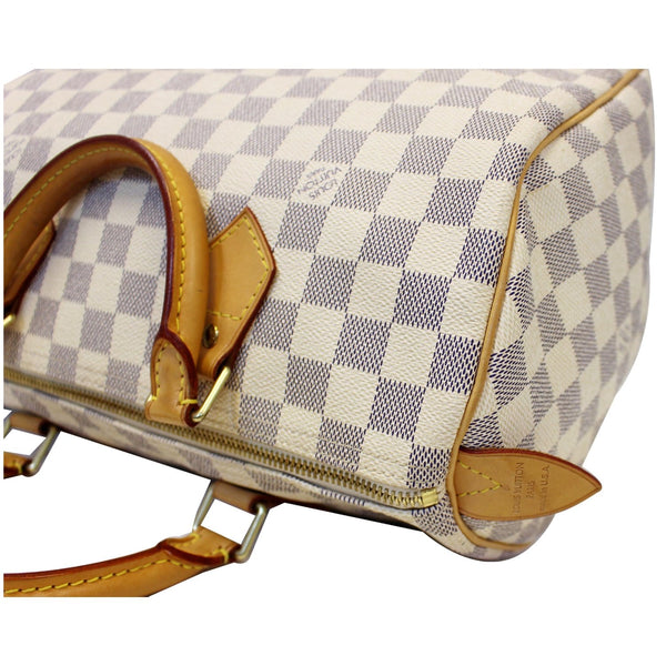 LOUIS VUITTON Speedy 30 Damier Azur Satchel Handbag-US