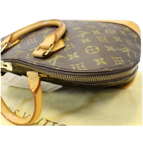 LOUIS VUITTON Alma Monogram Canvas Satchel Bag Brown-US