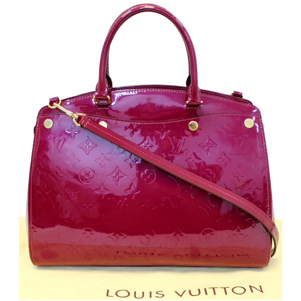 LOUIS VUITTON Brea MM NM Monogram Vernis Shoulder Bag Magenta-US
