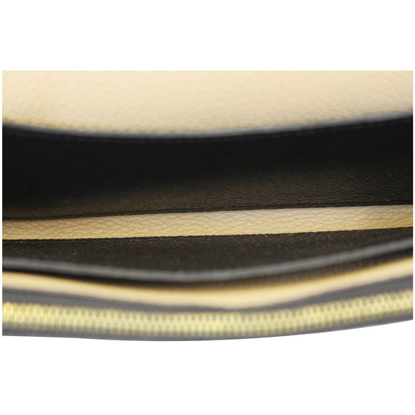 LOUIS VUITTON Emilie Monogram Empreinte Leather Wallet Black-US