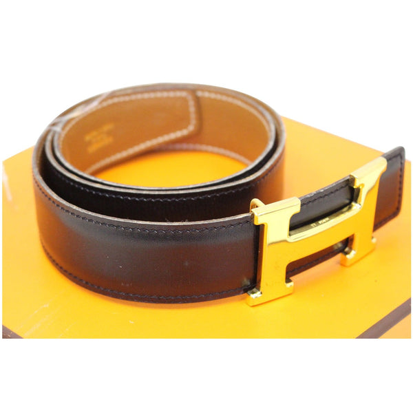 HERMES Belt Constance Buckle H Reversible Size 33-US