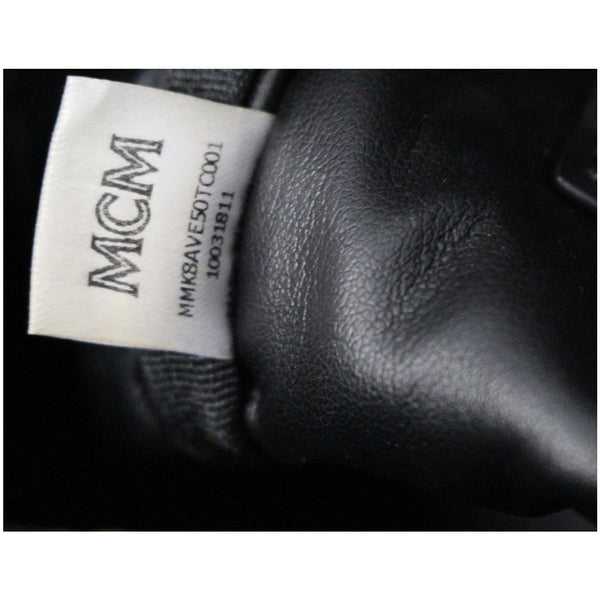 MCM Stark Bebe Boo X Mini Visetos Backpack Bag Gold