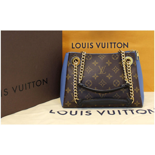 LOUIS VUITTON Surene BB Mnogram Canvas Shoulder Bag Bleu Jean-US