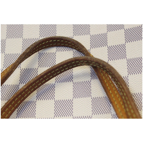 LOUIS VUITTON Neverfull MM Damier Azur Tote Shoulder Bag