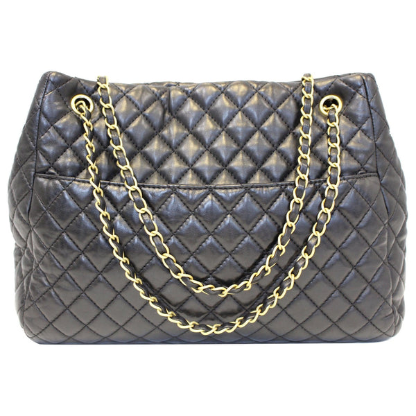 CHANEL Large Shopping Flap Shoulder Bag Black-US