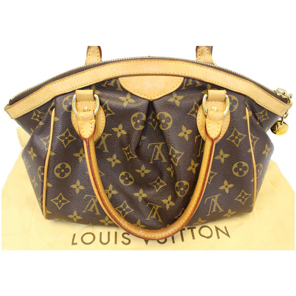 LOUIS VUITTON Tivoli PM Monogram Canvas Shoulder Bag Brown