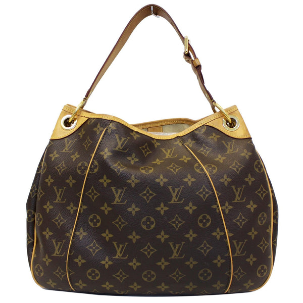 LOUIS VUITTON Galliera PM Monogram Canvas Shoulder Handbag Brown