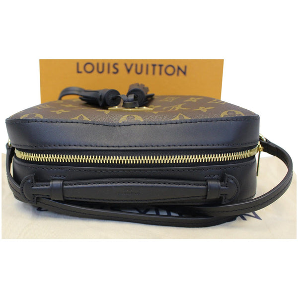 LOUIS VUITTON Saintonge Monogram Canvas Shoulder Bag Noir Black-US