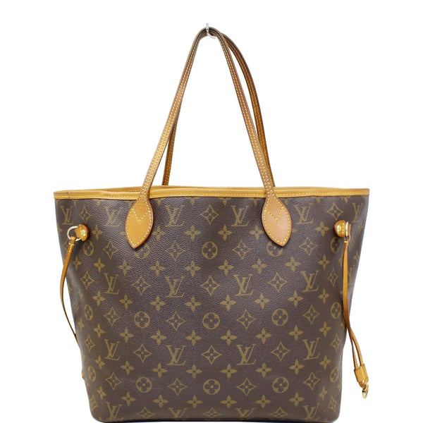 LOUIS VUITTON Neverfull MM Monogram Canvas Tote Bag Brown-US