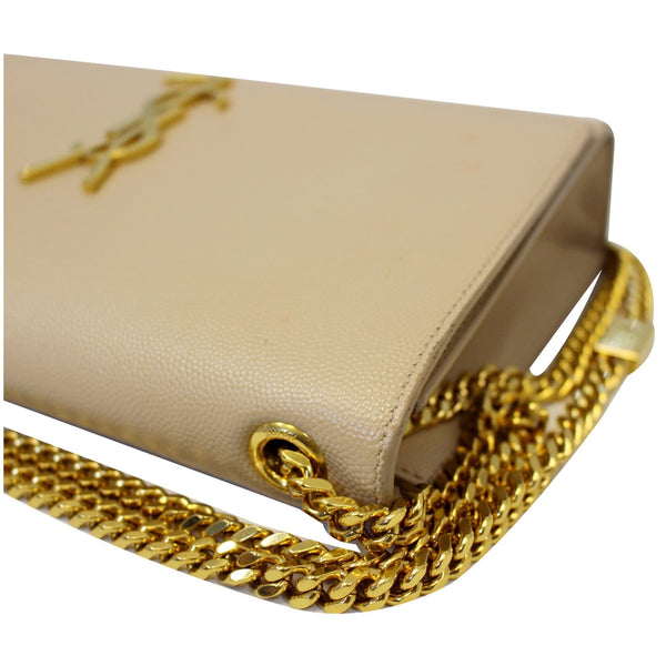 YVES SAINT LAURENT Kate Medium Leather Crossbody Bag Beige