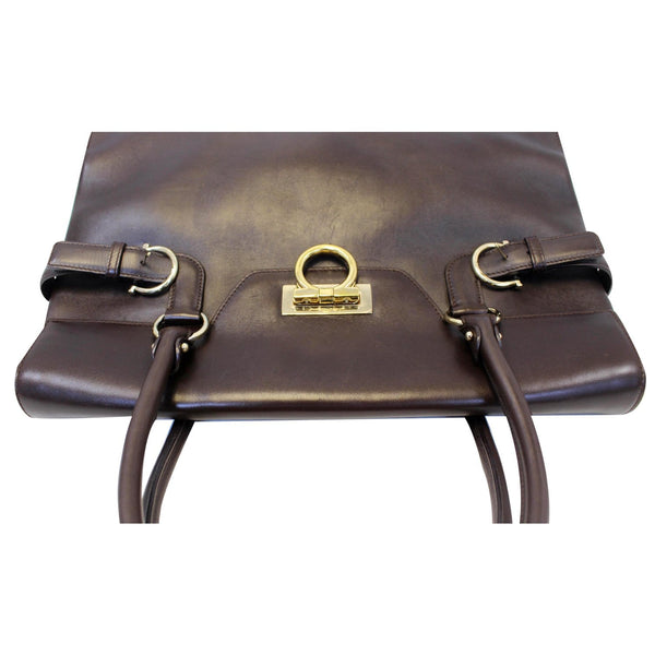 Salvatore Ferragamo Virna Satchel Handbag - front view