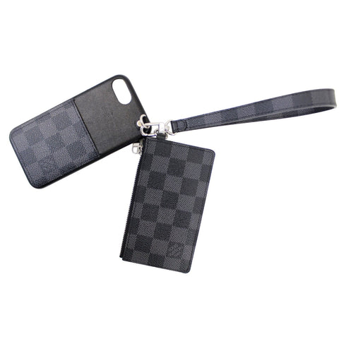 Louis Vuitton Damier Graphite Playphone Iphone 8 Pouch