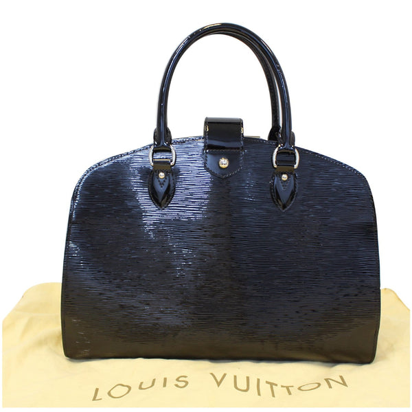 LOUIS VUITTON Pont-Neuf GM Epi Leather Satchel Bag Black-US