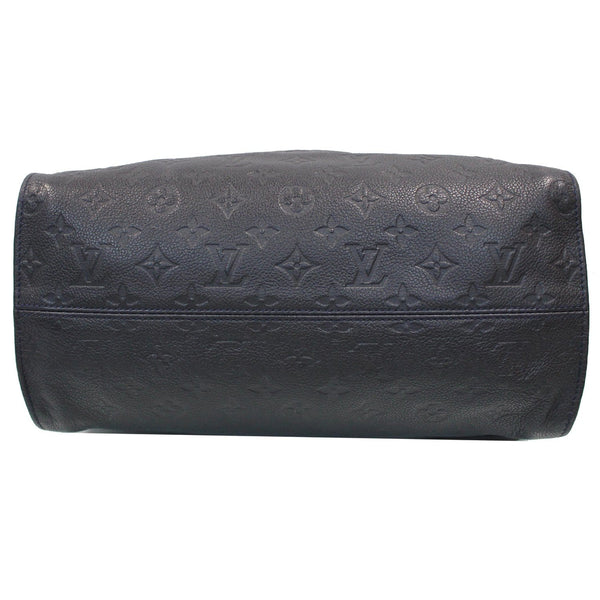 LOUIS VUITTON Lumineuse PM Monogram Empreinte Leather Shoulder Bag Black