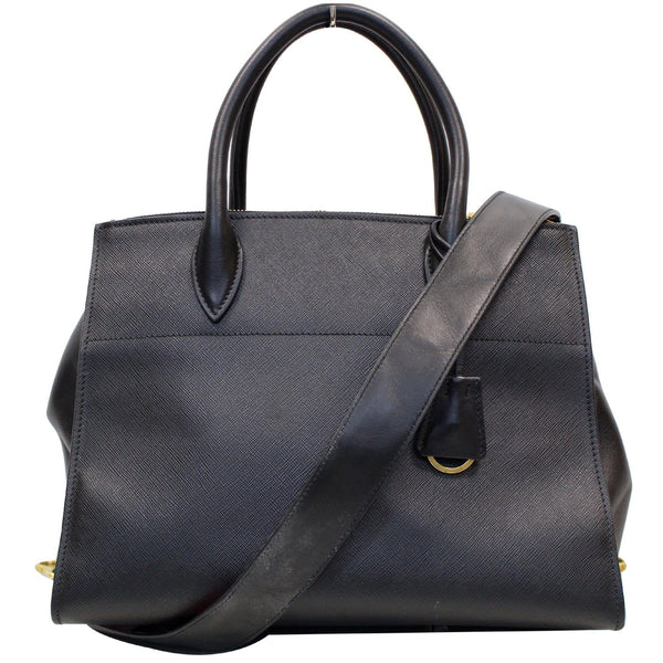PRADA Paradigme Saffiano Leather Tote Shoulder Bag Black
