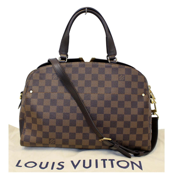 Louis Vuitton Damier Ebene Kensington Bowling Handbag - Lv Strap