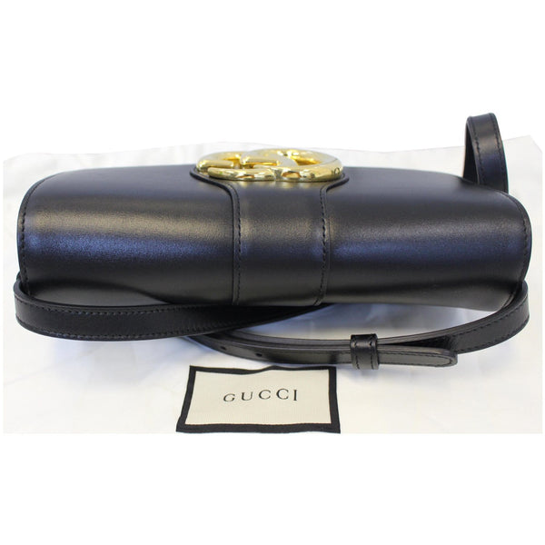 GUCCI Arli Small Leather Shoulder Bag Black 550129-US