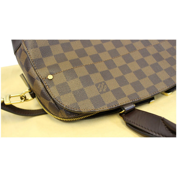 LOUIS VUITTON Kensington Bowling Damier Ebene Shoulder Handbag-US